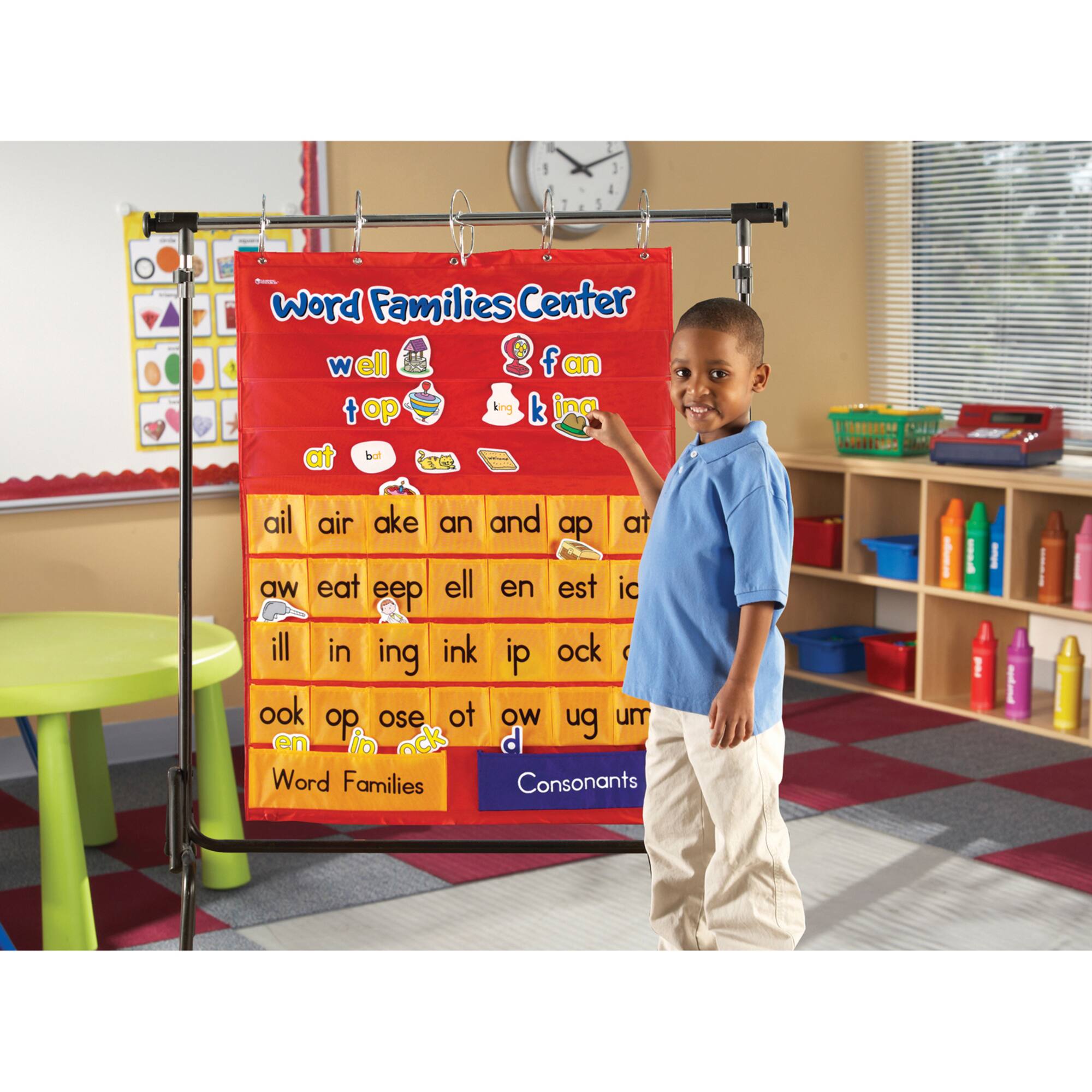 Learning Resources® Word Families & Rhyming Center Pocket Chart